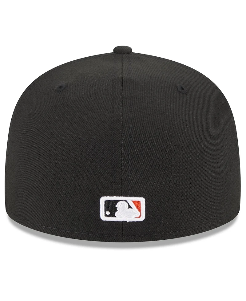 Men's New Era Black Baltimore Orioles 2023 City Connect 59FIFTY Fitted Hat