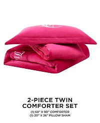 Juicy Couture Reversible Velvet Comforter Set