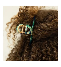Looped Claw Clip - Teal