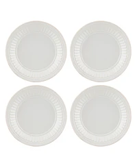Lenox French Perle Groove Dessert Plates, Set Of 4