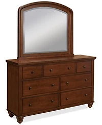Closeout! Cambridge Brown Double Dresser Mirror
