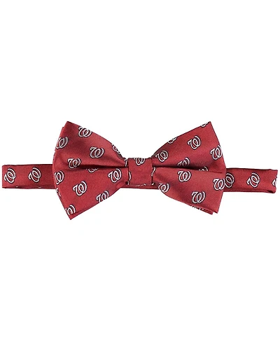 Men's Red Washington Nationals Repeat Bow Tie