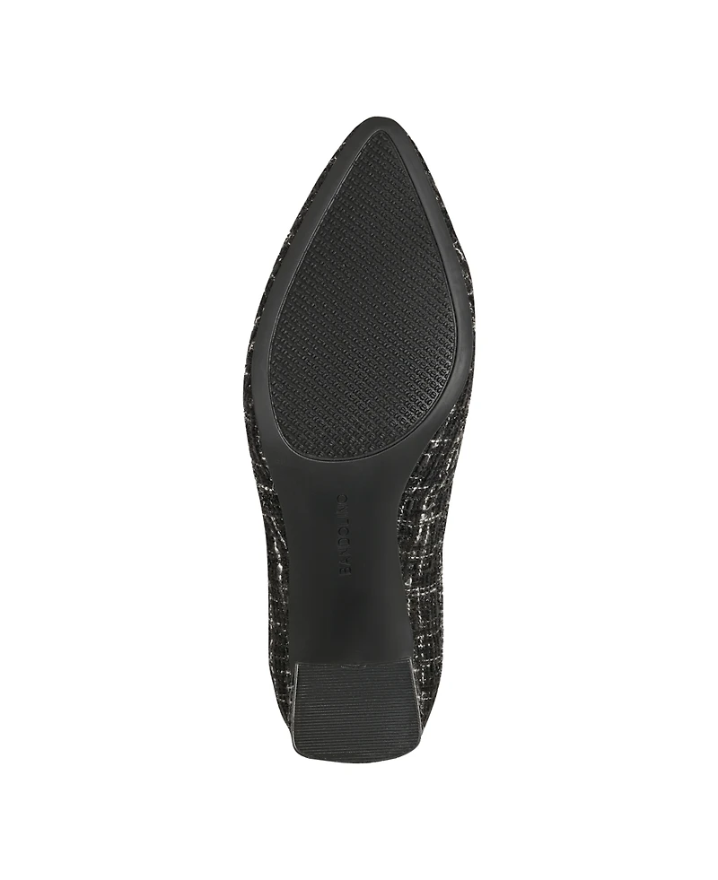 Bandolino Women's Kirsten Mary Jane Pumps - Black, White Tweed
