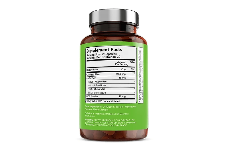 Prebiotic Digestive Support - Veggie Capsules