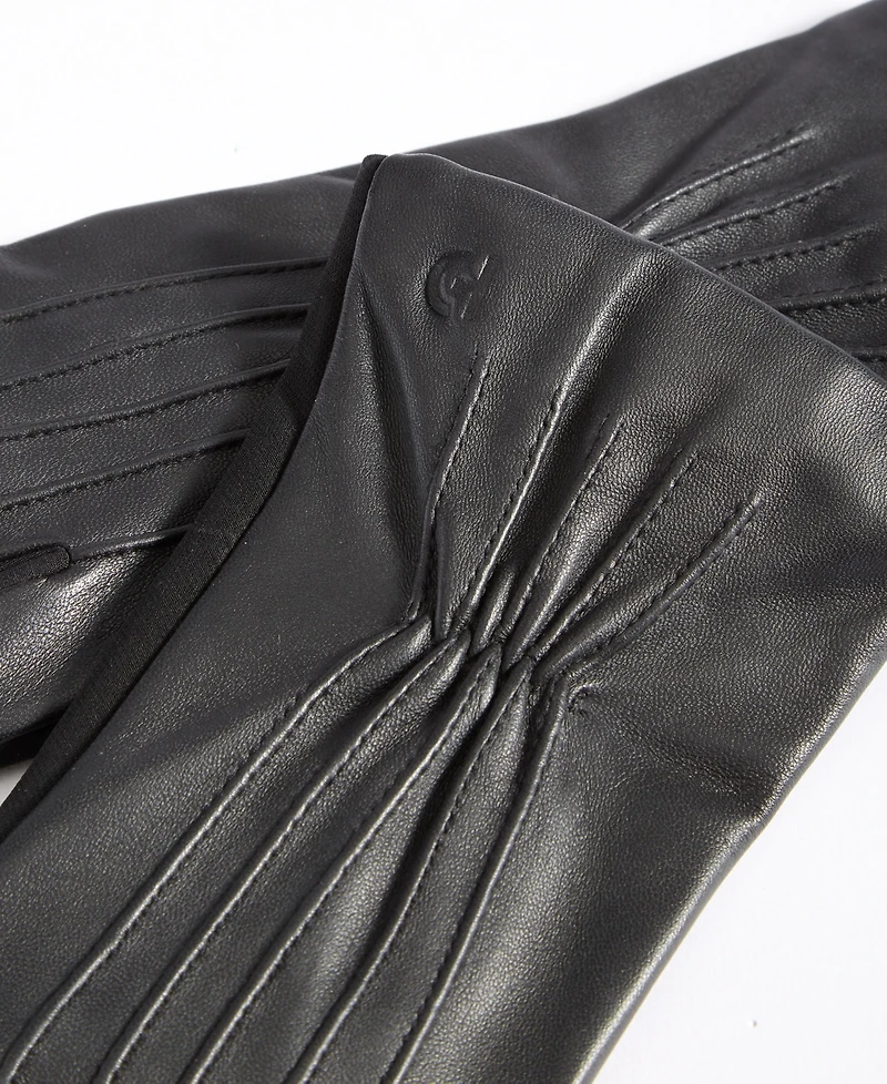Cole Haan Women's Leather Points Stretch Gloves