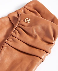 Cole Haan Women's Ruched Leather Gloves