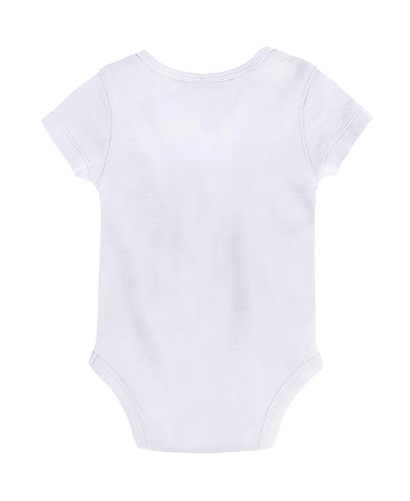 Infant Boys and Girls Fanatics White Denver Nuggets 2023 Western Conference Champions Locker Room Bodysuit