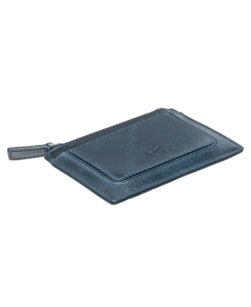 Mancini South Beach Rfid Secure Card Case and Coin Pocket