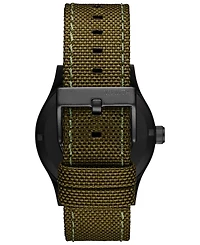 Mvmt Men's Field Automatic Green Canvas Strap Watch 42mm