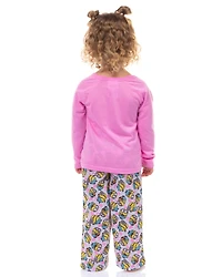 Despicable Me Toddler Girls Minions Bello 2-pc Raglan Shirt and Pant Pajama Set
