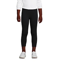 Lands' End Child School Uniform Girls Plus Tough Cotton Capri Leggings