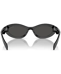 Prada Irregular Low Bridge Women's Sunglasses, Pr 26ZSF