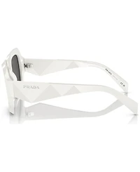 Prada Low Bridge Round Women's Sunglasses