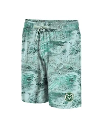Men's Colosseum Green Colorado State Rams Realtree Aspect Ohana Swim Shorts