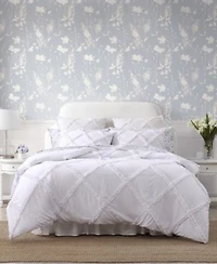 Laura Ashley Norah Solid Microfiber Comforter Set
