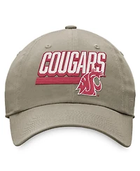 Men's Top of the World Khaki Washington State Cougars Slice Adjustable Hat