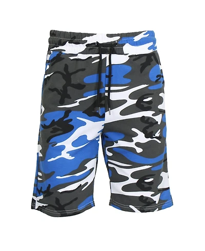 Galaxy By Harvic Men's Camo Printed French Terry Shorts