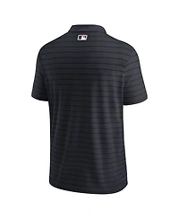 Men's Nike Minnesota Twins Navy Authentic Collection Victory Striped Performance Polo Shirt