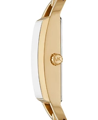 Michael Kors Women's Empire Quartz Three-Hand Gold-Tone Stainless Steel Watch 20X30mm