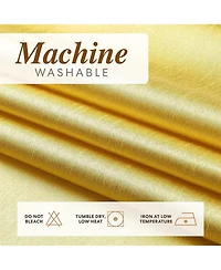 Kate Aurora Home Living 2 Piece Lightweight Basic Sheer Grommet Top Curtain Panels