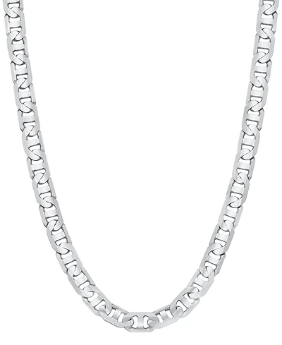 Men's Mariner Link 22" Necklace (6-1/2mm) in Sterling Silver