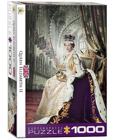 Eurographics Incorporated Queen Elizabeth Ii Jigsaw Puzzle, 1000 Pieces