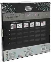 Craft Buddy D.i.y Crystal Art Medium Framed Kit Howling Wolves