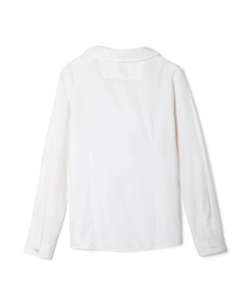 French Toast Toddler Girls Long Sleeve Modern Peter Pan Collar Blouse