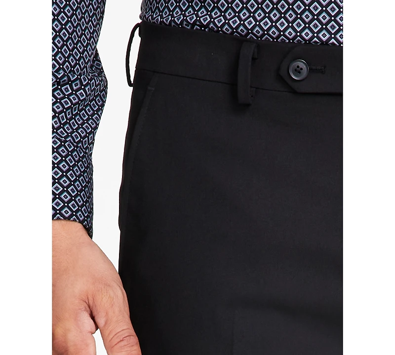 Alfani Men's Slim-Fit Stretch Solid Suit Pants, Created for Macy's