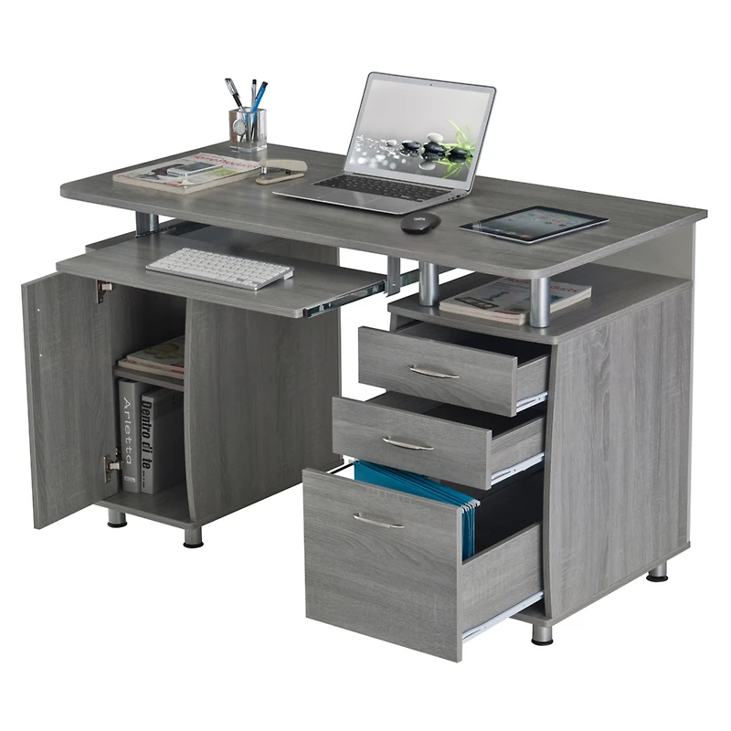 Streamdale Complete Workstation Computer Desk With Storage