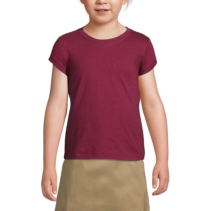 Lands' End Girls Short Sleeve Essential Tee