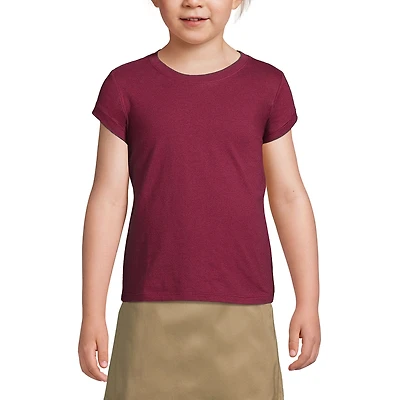 Lands' End Girls Short Sleeve Essential Tee
