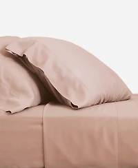 Cariloha Resort 2-Piece Sateen Pillowcase Set | Harbor Gray Standard Viscose Material Breathable and Cooling Pillowcases for Hot Sleepers