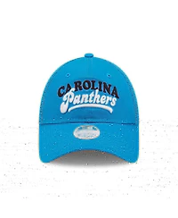 Women's New Era Blue Carolina Panthers Team Trucker 9FORTY Snapback Hat