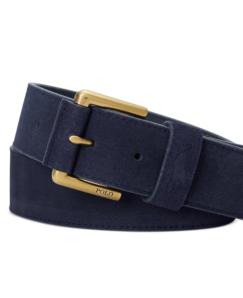 Polo Ralph Lauren Men's Roller-Buckle Suede Belt