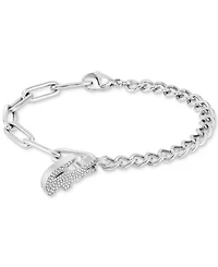 Lacoste Stainless Steel Crocodile Chain Bracelet