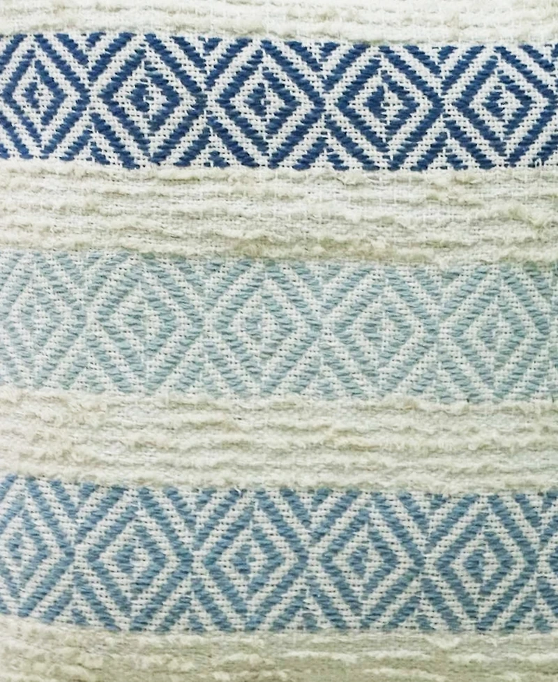 Vibhsa Linden Street Handwoven Dobby Weave Textured Stripe Decorative Pillow, 20" x 20"