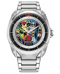 Citizen Eco-Drive Men's Marvel Classic Avengers Stainless Steel Bracelet Watch 43mm