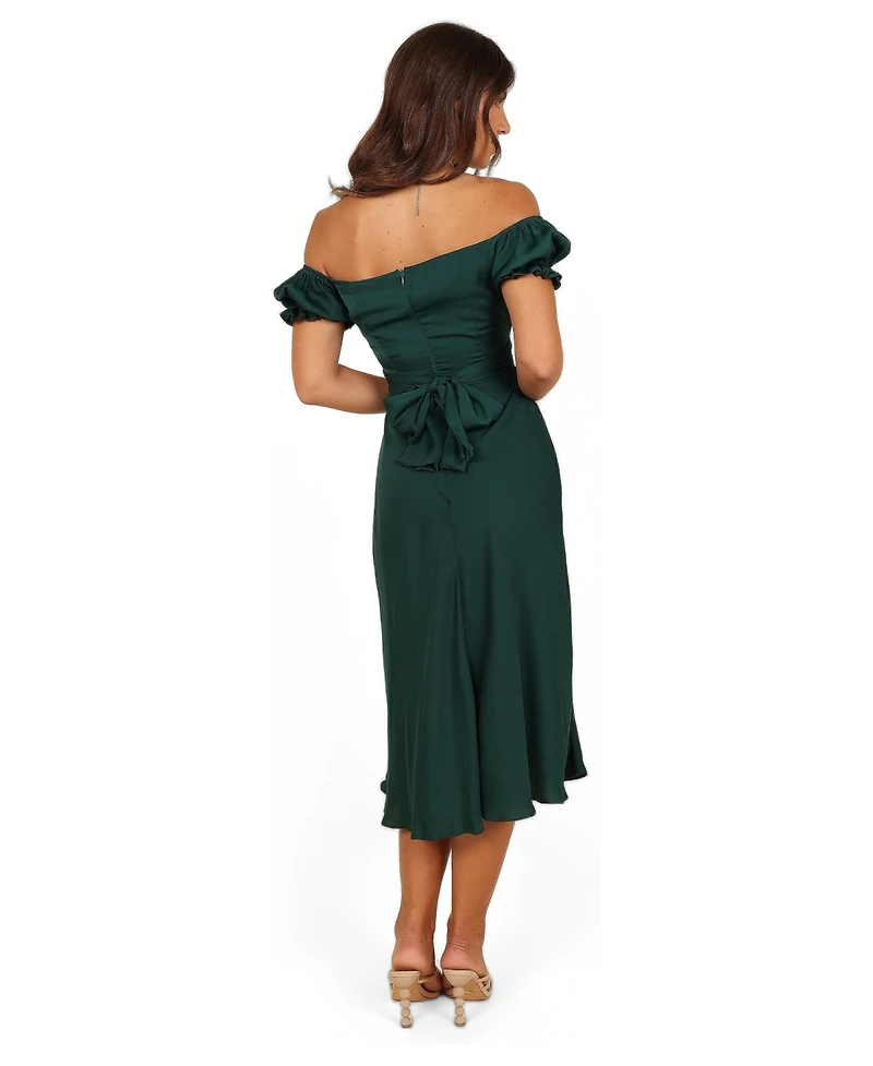 Petal and Pup Women's Mickenna Sweetheart Frill Midi Dress