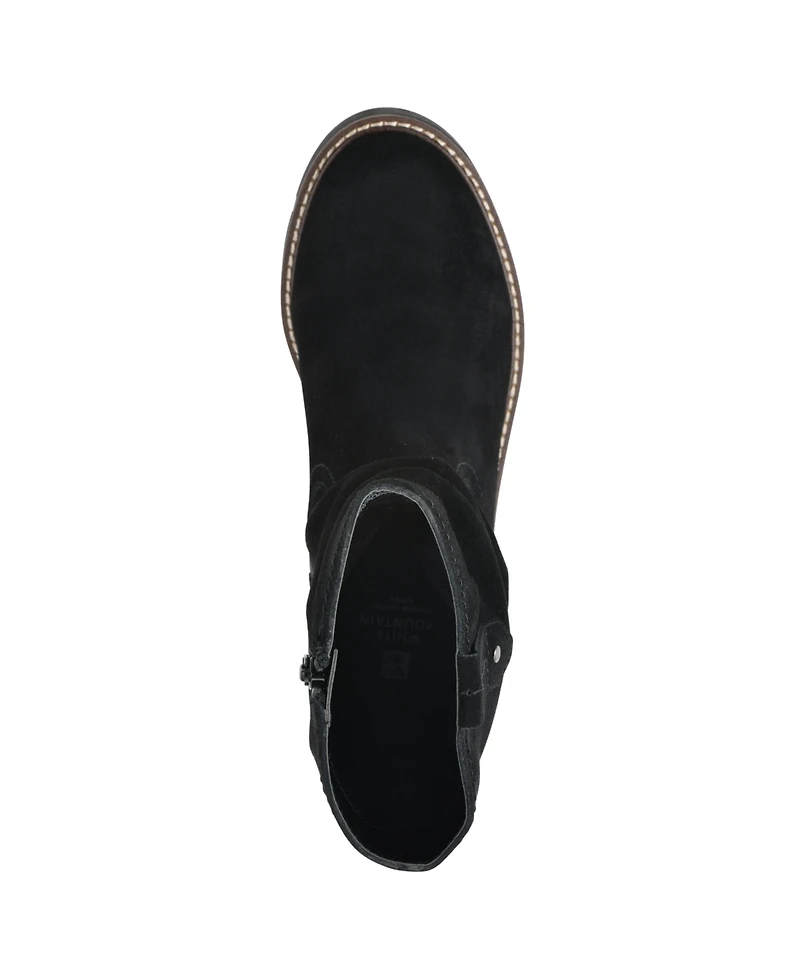 White Mountain Women's Glean Lug Sole Mid Shaft Boots