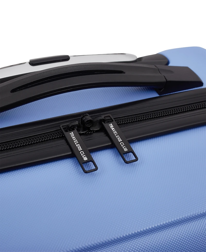 Travelers Club Skyline Collection 20" Rolling Carry-On with 360 Degree 4-Wheel System