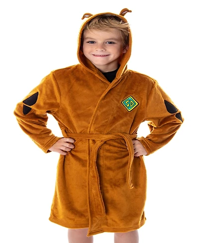Scooby-Doo Kids Scooby Doo Unisex Am Costume Ultra-Soft Plush Bathrobe Robe