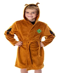 Scooby-Doo Kids Scooby Doo Unisex Am Costume Ultra-Soft Plush Bathrobe Robe