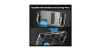 Sonicgrace Case Compatible with Steam Deck Clear Protective Case for Steam Deck