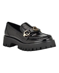Guess Women's Almost Bit Slip-On Lug Loafer