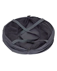 Household Essentials Pop-Up Mesh Laundry Hamper, Charcoal