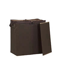 Sorter with Lid, Coffee Linen