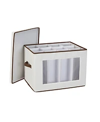 Household Essentials Tall Wine and Bottle Storage Chest