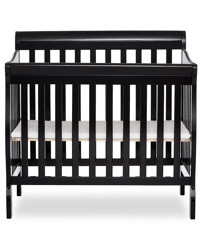 Dream On Me Baby Aden Convertible 4-in-1 Mini Crib, Natural
