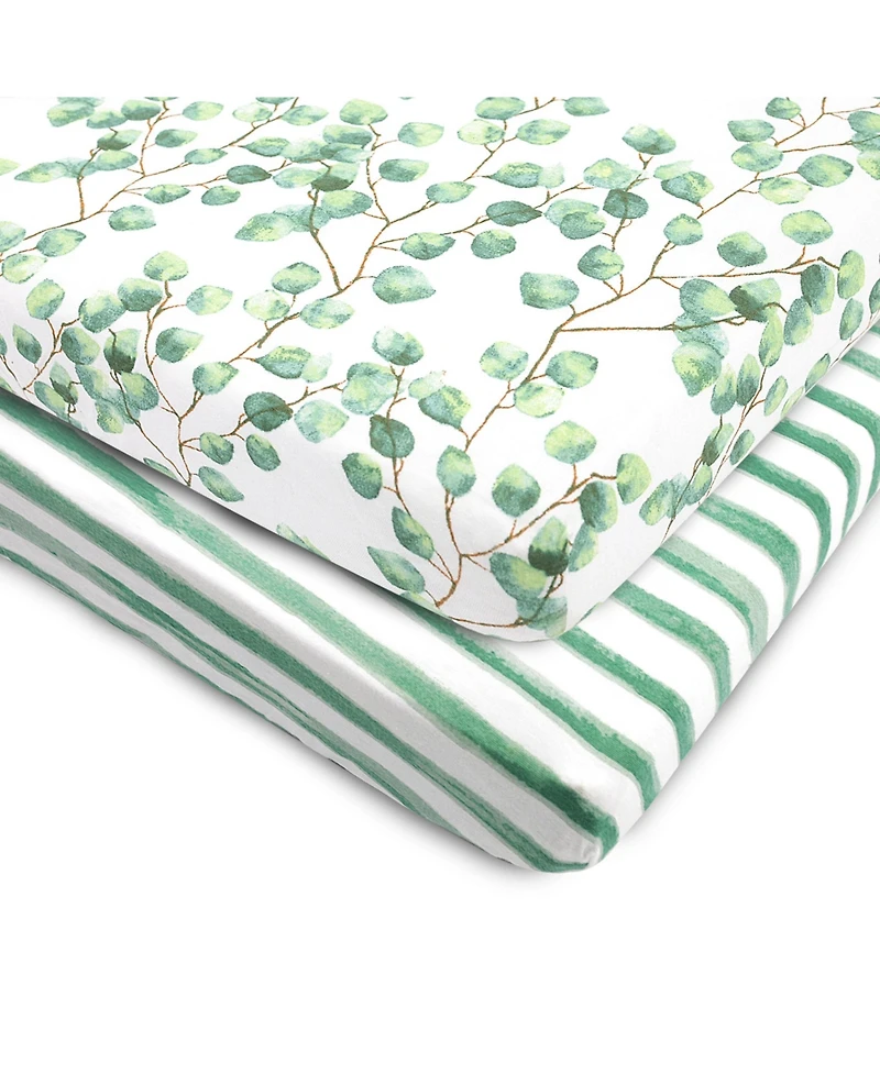 Bublo Baby Pack and Play Fitted Sheet, Portable Pack N Plays Mini Crib Sheets, Pack Play Sheets